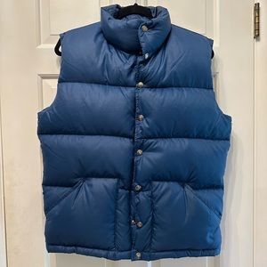 Vintage The North Face down puffer vest. VGUC. Pretty much like new.